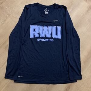Nike Roger Williams University Hawks Swimming Long Sleeve T-Shirt Women's Medium